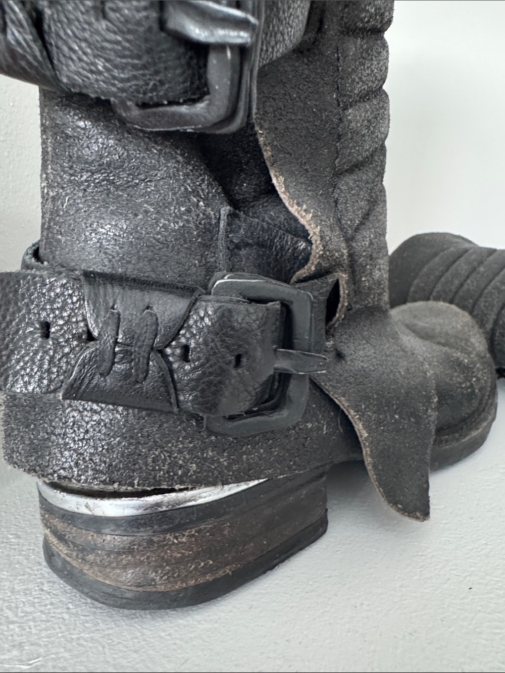 Airstep Black Quilted Ankle Boots - Women's Fashion Boots - Picture 4 of 4